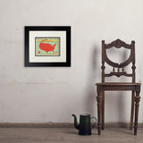 Map of the USA Print - Art Print, 8x10 / Deluxe / Black