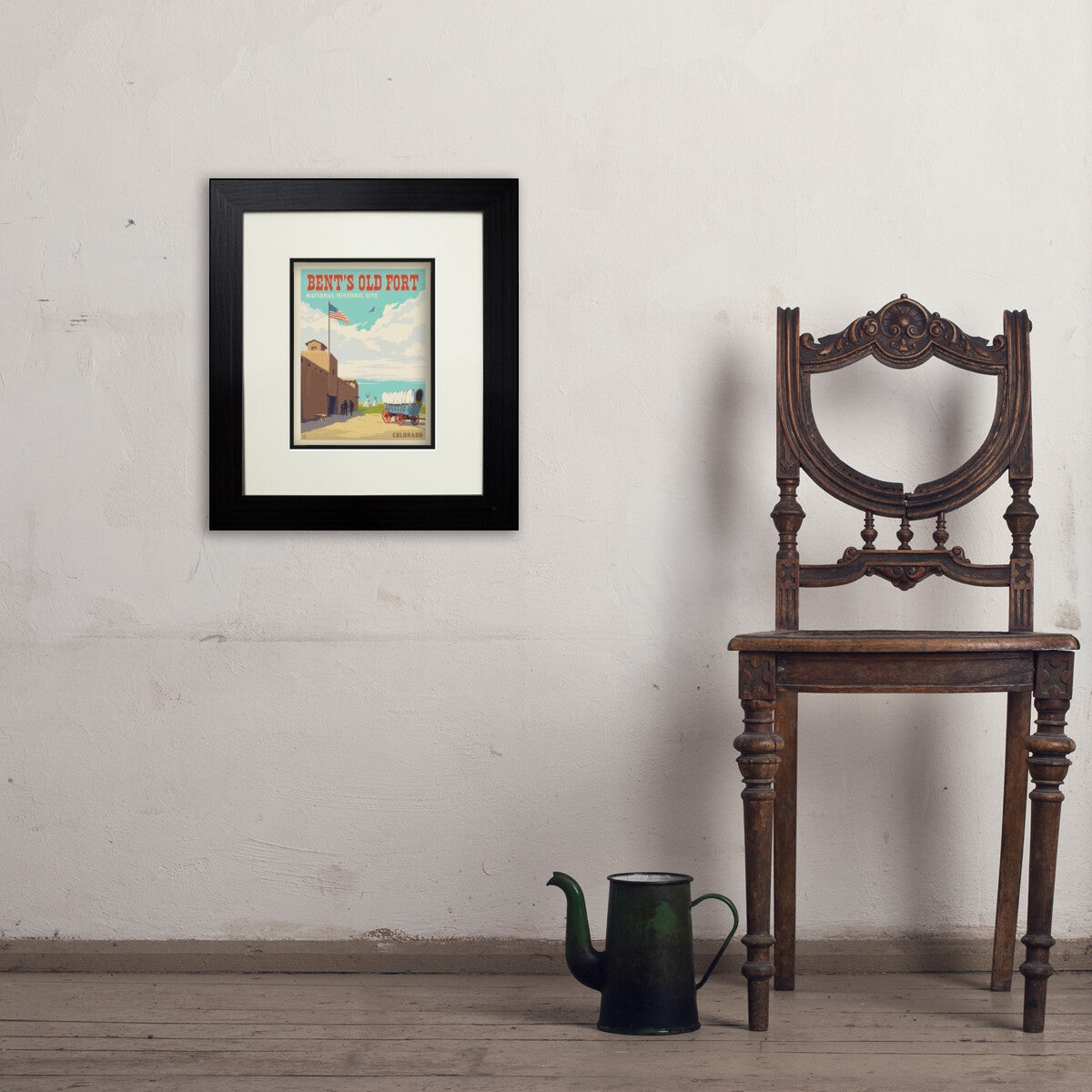 bents-old-fort-national-historic-site-co - 8x10 / Deluxe / Black / Env
