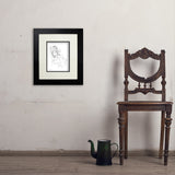 Fashion Sketch: Elegance - Art Print, 8x10 / Deluxe / Black
