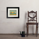 Flip Flops Hangin’ Out Together - Art Print, 8x10 / Deluxe / Black