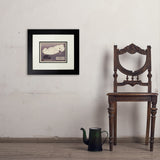 Map of Great Smoky Mtns National Park - Art Print, 8x10 / Deluxe / Black