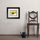 Salt Flat Motorcycle Racer - Art Print, 8x10 / Deluxe / Black