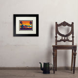 West Coast Surf Van - Art Print, 8x10 / Deluxe / Black