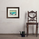 Crater Lake National Park: Winter Fox (Horizontal) - Art Print, 8x10 / Deluxe / Brown