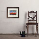 Portland, Oregon: Union Station - Art Print, 8x10 / Deluxe / Brown