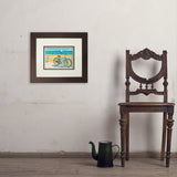 Beach Cruiser Bike - Art Print, 8x10 / Deluxe / Brown