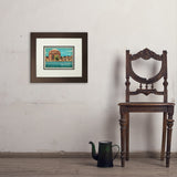 San Francisco: Palace of Fine Arts - Art Print, 8x10 / Deluxe / Brown