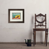 Cicada Invasion: I Survived (Horizontal) - Art Print, 8x10 / Deluxe / Brown