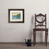 Flathead Lake, Montana (Horizontal) - Art Print, 8x10 / Deluxe / Brown