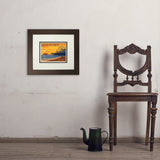 Santa Monica Pier: Sunset - Art Print, 8x10 / Deluxe / Brown