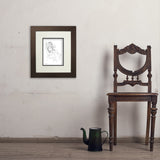 Fashion Sketch: Elegance - Art Print, 8x10 / Deluxe / Brown