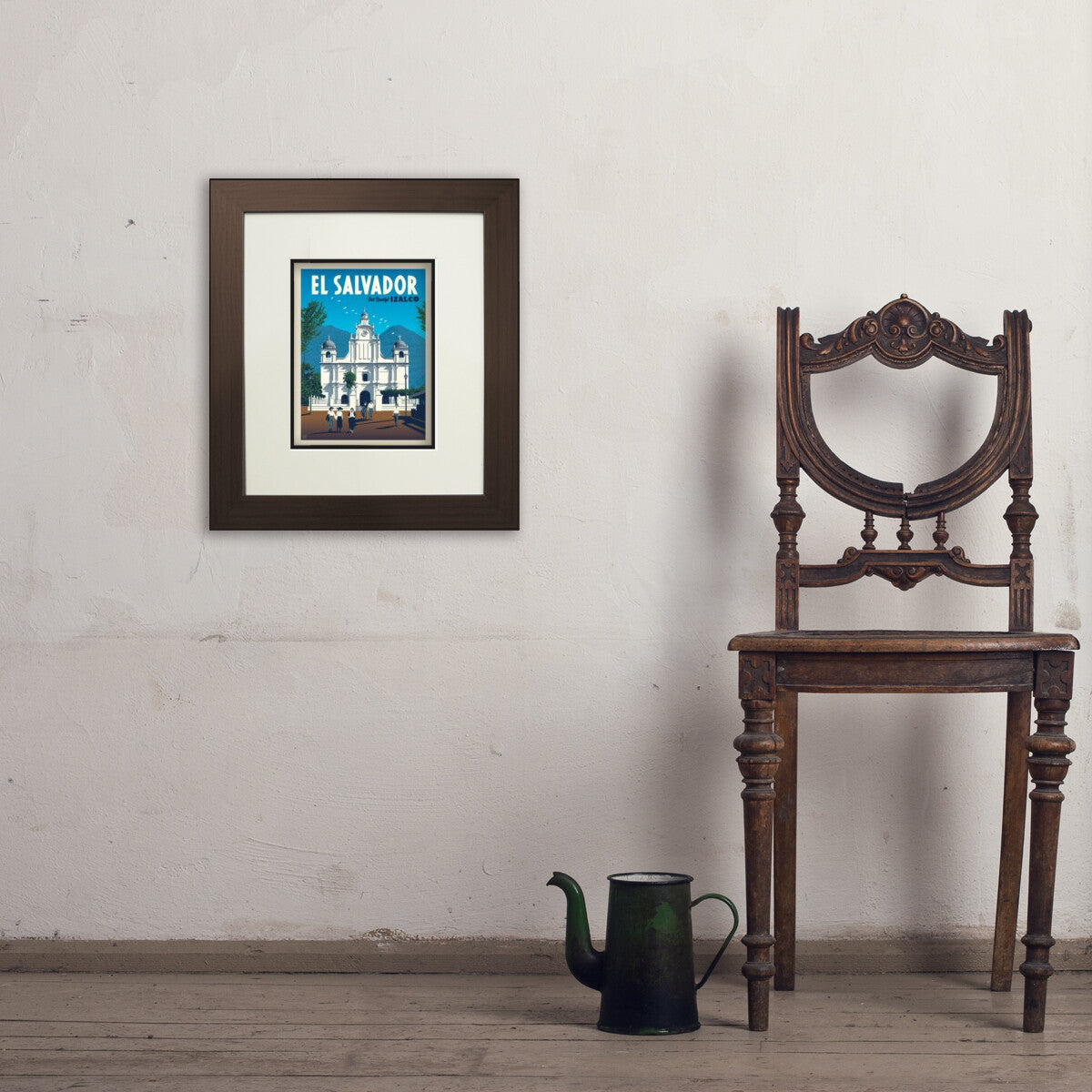 El Salvador: Izalco — Vintage Travel Poster | Art Print – Anderson