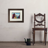 Zion National Park: Ascent To Angels Landing (Horizontal) - Art Print, 8x10 / Deluxe / Brown