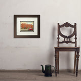 Old Glory: Distillery Building - Art Print, 8x10 / Deluxe / Brown