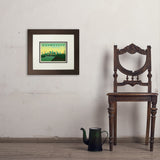Nashville Skyline: Horizontal - Art Print, 8x10 / Deluxe / Brown