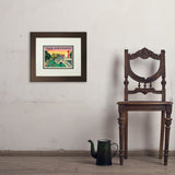 San Antonio, TX: River Walk (Horizontal) - Art Print, 8x10 / Deluxe / Brown