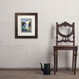 Ithaca, New York - Art Print, 8x10 / Deluxe / Brown