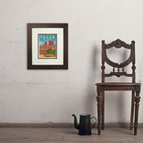 Pecos National Historical Park, NM - Art Print, 8x10 / Deluxe / Brown