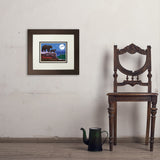 Christmas In The Smokies - Art Print, 8x10 / Deluxe / Brown