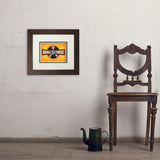 Music City: Vinyl Record (Horizontal) - Art Print, 8x10 / Deluxe / Brown