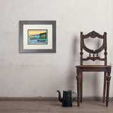 Flathead Lake, Montana (Horizontal) - Art Print, 8x10 / Deluxe / Gray