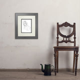 Fashion Sketch: Elegance - Art Print, 8x10 / Deluxe / Gray