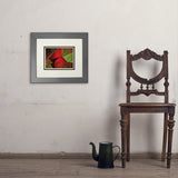 Pastel Painting: Redhead (Cardinal) - Art Print, 8x10 / Deluxe / Gray
