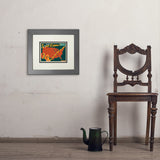 2024 Total Solar Eclipse Map - Art Print, 8x10 / Deluxe / Gray