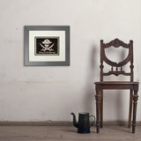 Pirate Flag - Art Print, 8x10 / Deluxe / Gray