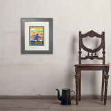 Florida: Sea Turtle Hatchling Habitats - Art Print, 8x10 / Deluxe / Gray