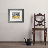 50-State Collage (Horizontal) - Art Print, 8x10 / Deluxe / Gray