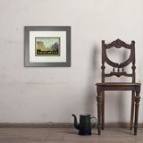 Yosemite National Park: Yosemite Valley (Horizontal) - Art Print, 8x10 / Deluxe / Gray