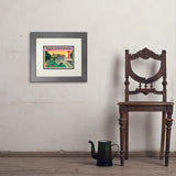 San Antonio, TX: River Walk (Horizontal) - Art Print, 8x10 / Deluxe / Gray