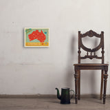 Australia: Explore Down Under Map - Art Print, 11x14