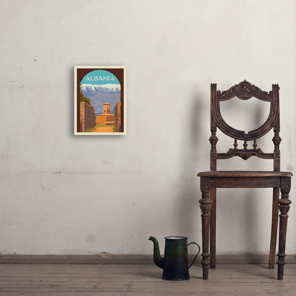 Albania — Vintage Travel Poster | Art Print – Anderson Design Group