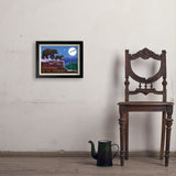 Christmas In The Smokies - Art Print, 11x14 / Simple / Black
