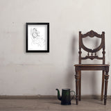 Fashion Sketch: Elegance - Art Print, 11x14 / Simple / Black