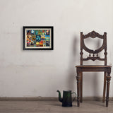 Literary Classics Collage (Horizontal) - Art Print, 11x14 / Simple / Black