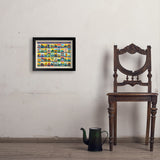50-State Multi-Image Design - Art Print, 11x14 / Simple / Black