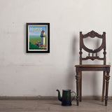 Heublein Tower - Art Print, 11x14 / Simple / Black