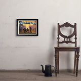 Memphis, TN: Beale Street Sunset - Art Print, 11x14 / Simple / Black