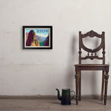 Zion National Park: Ascent To Angels Landing (Horizontal) - Art Print, 11x14 / Simple / Black