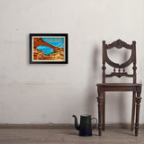 Natural Bridges National Monument, UT - Art Print, 11x14 / Simple / Black