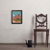 Pecos National Historical Park, NM - Art Print, 11x14 / Simple / Black