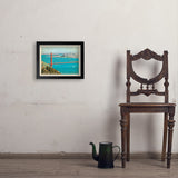 San Francisco: Golden Gate Bridge-Horizontal - Art Print, 11x14 / Simple / Black