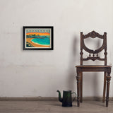 Monterey, California: Lovers Point Park - Art Print, 11x14 / Simple / Black