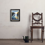 Ithaca, New York - Art Print, 11x14 / Simple / Black