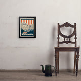 250th Anniversary USA: Mount Rushmore - Art Print, 11x14 / Simple / Black