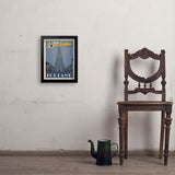 ...2026 Total Solar Eclipse: Reykjavik, Iceland - Art Print, 11x14 / Simple / Black