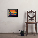 West Coast Surf Van - Art Print, 11x14 / Simple / Black